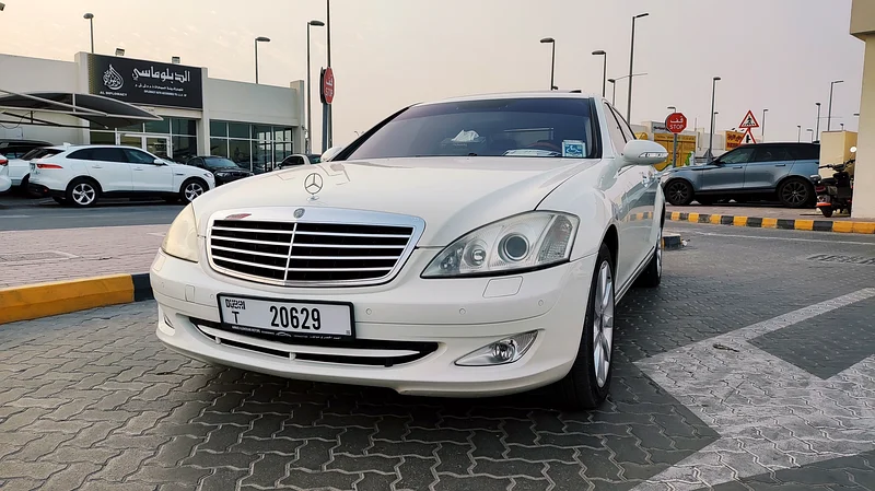 MERCEDES BENZ S550 2008 JAPANESE SPACE FULL OPTIOZN PANORAMIC PLATINUM VERY CLEAN CAR63399930829827112