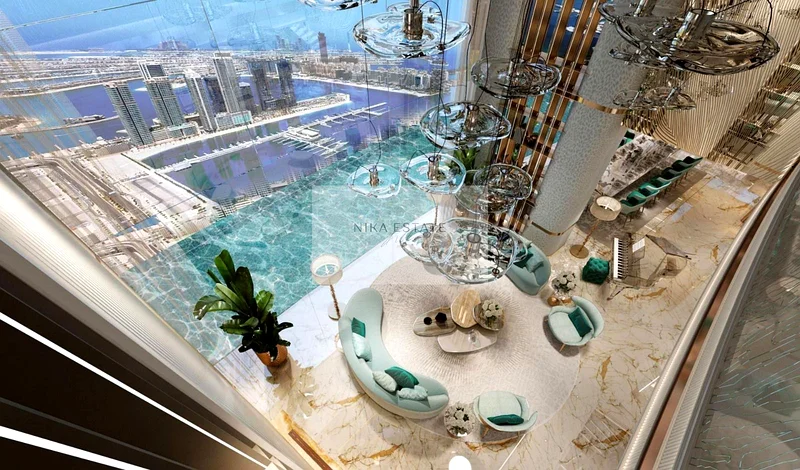 High floor | Palm and Sea view | Corner unit63986959203201111