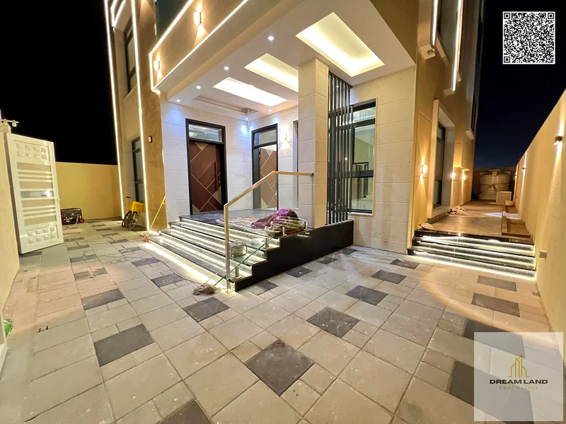 Luxury villa for sale in Ajman - Al Helio 2, consisting of 6 bedrooms, 3 floors, a prime location, near Azha Complex | Unbeatable price including regi63910312852226113