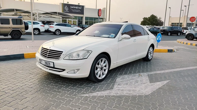 MERCEDES BENZ S550 2008 JAPANESE SPACE FULL OPTIOZN PANORAMIC PLATINUM VERY CLEAN CAR63399930829827113