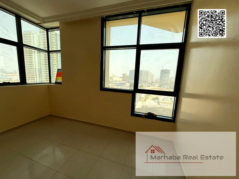 بيع شقة 2 غرفة نوم في برج رشيديه عجمان الإمارات 390,000/-درهم إماراتي بإطلالة على البحر والملعب63888603524355114