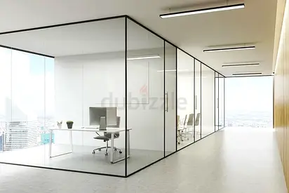 Glass partition
