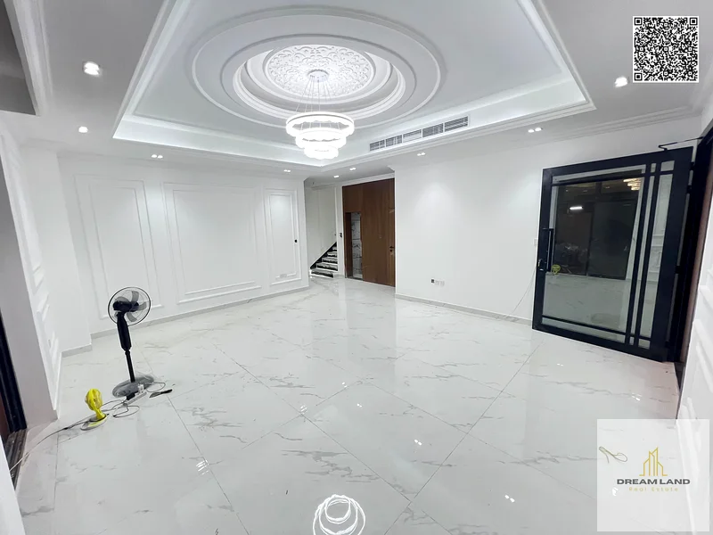 A villa at a price including registration and ownership fees on the main street, ready for occupancy in the most upscale areas of Ajman, freehold for63910312893699114
