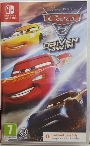 Nintendo Switch Cars 3 Driven To Win Game at Wholesale Price