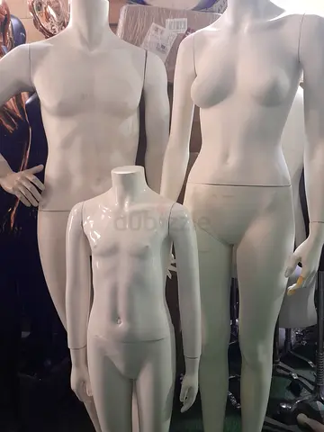 Headless male and female mannequin