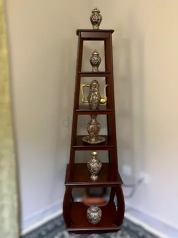 Vintage Arabic Coffee Pot  Vases with Brow Display – Excellent Condition