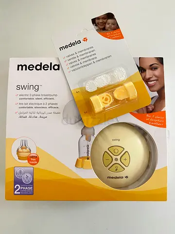 Medela Swing with Additional Pack of Valves and Membranes LIIKE NEW