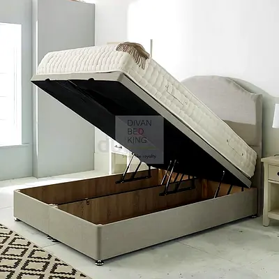 Stylish and Spacious King Size Bed with Storage