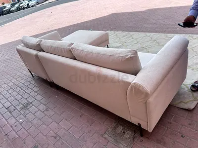Almost brand new The Loom collection LShape Sofa beige