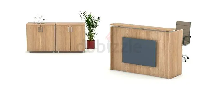 Luxury Executive Desk  Back Cabinet
