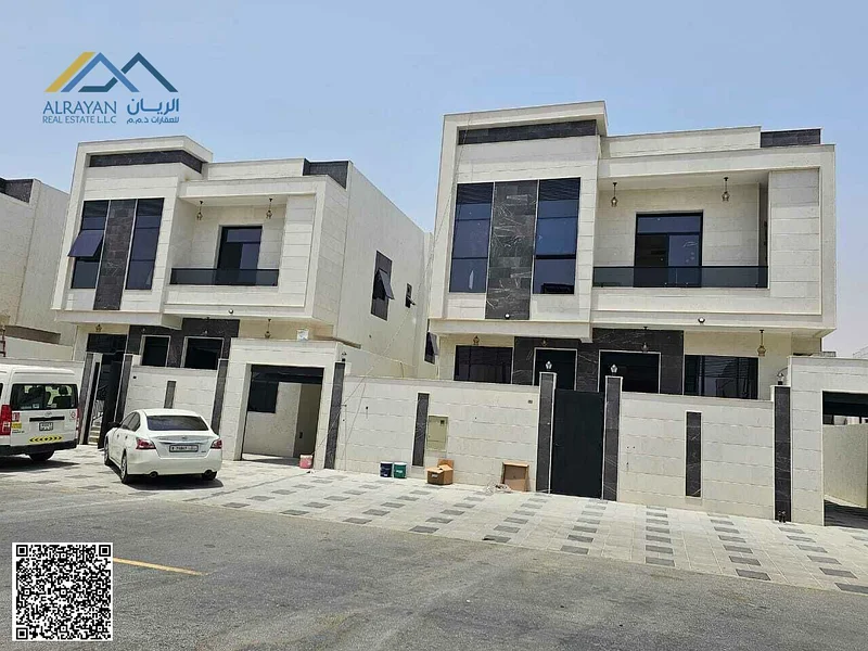 Fojman | 5 Master Bedrooms | Majlis & Master Living Room | High-End Finishes |r Sale – Luxury Villa in Al Bahia,63884771461123112