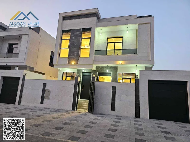 Fojman | 5 Master Bedrooms | Majlis & Master Living Room | High-End Finishes |r Sale – Luxury Villa in Al Bahia,63884771461123111