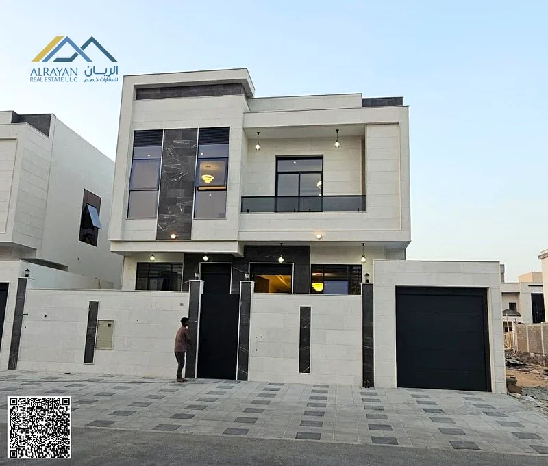 Fojman | 5 Master Bedrooms | Majlis & Master Living Room | High-End Finishes |r Sale – Luxury Villa in Al Bahia,63884771461123110