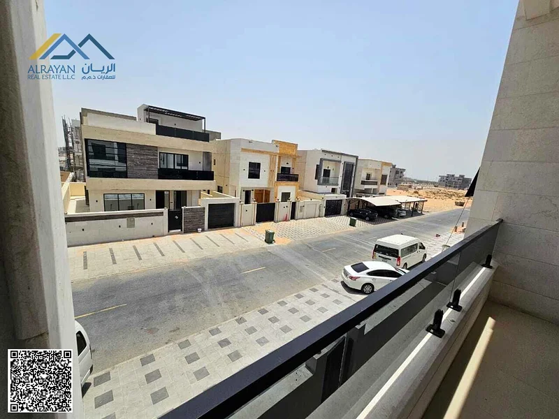 Fojman | 5 Master Bedrooms | Majlis & Master Living Room | High-End Finishes |r Sale – Luxury Villa in Al Bahia,63884771461123113