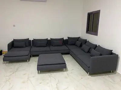 SÖDERHAMN U-Shaped Sofa With Ottoman