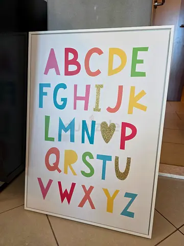 Colorful Alphabet Wall Art for Your Nursery