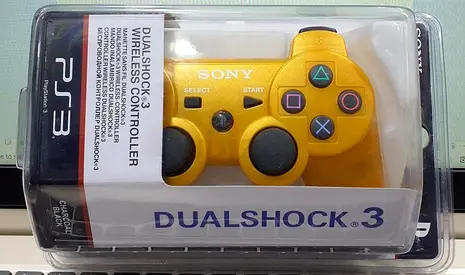 PS3 Wireless Controller Glossy Yellow at Wholesale Price