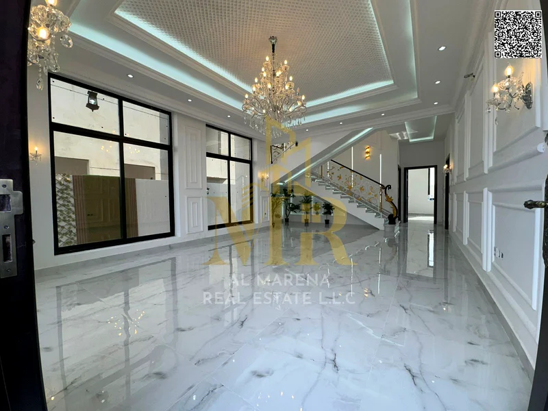 🏡 A golden opportunity to own a luxurious villa in Al Helio 2, Ajman | 5 master bedrooms | Modern design | Two floors and a roof | For only AED 1,77063912467099651111