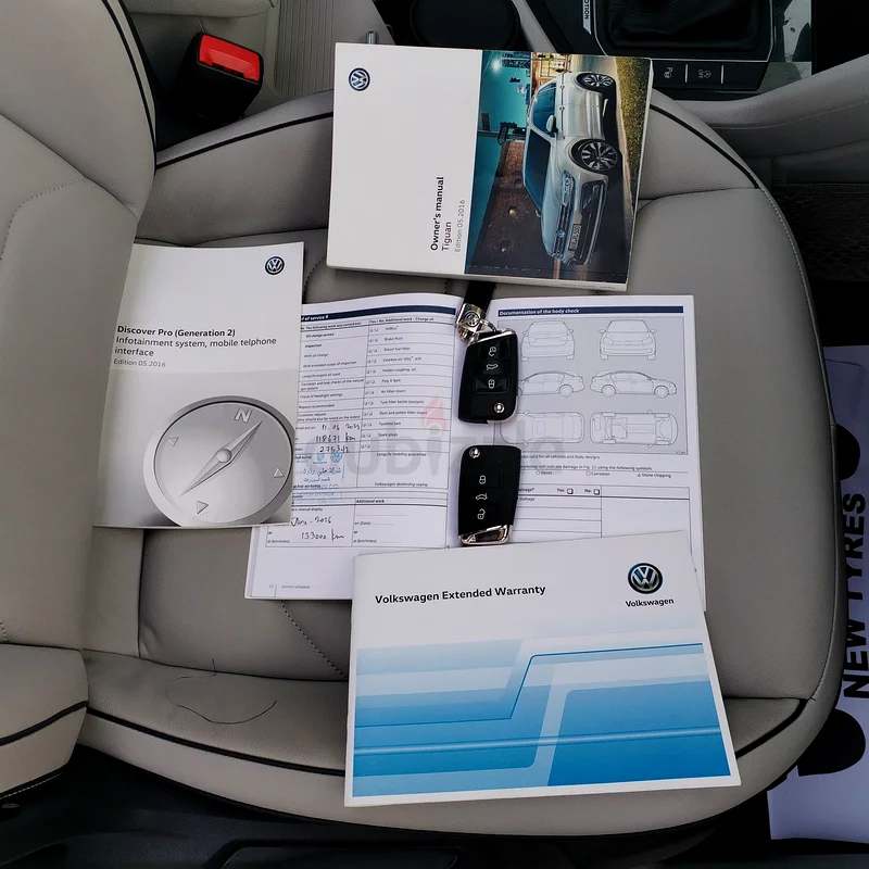 Full Option Reliable GCC AWD Tiguan Sport 4motion with full-service history. Single Expat Owner,63398576563585113