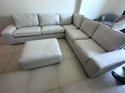 Selling Perfect like Brand new IKEA Kivik Corner LShape Sofa beige perfect Condition