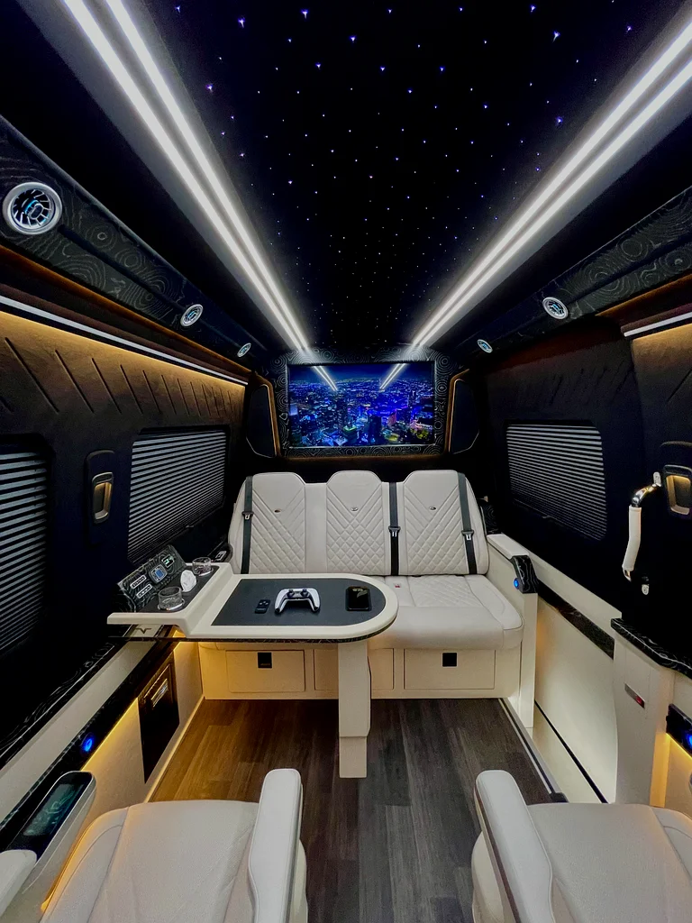2024 VVIP MERCEDES SPRINTER with Bathroom, Additional AC, and Air Suspension - 2-Year Warranty63403707728642111