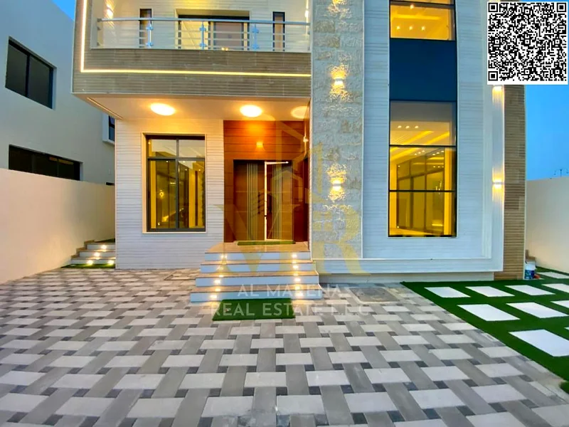 _ فرصة رائعة _ لتملك الملكية الكاملة _ للبيع في عجمان وملكية حرة لجميع الجنسيات، فيلا فاخرة مع ساحة خارجية63912467191810112