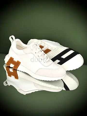Hermès men white loop sneakers