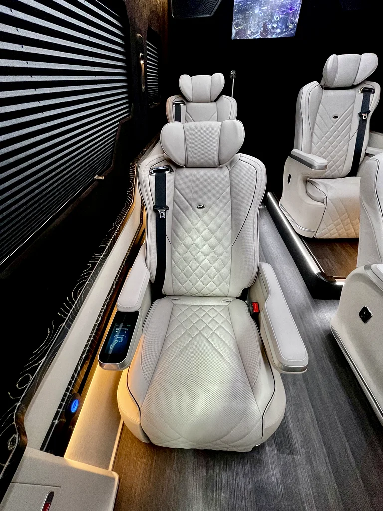 2024 VVIP MERCEDES SPRINTER with Bathroom, Additional AC, and Air Suspension - 2-Year Warranty63403707728642114