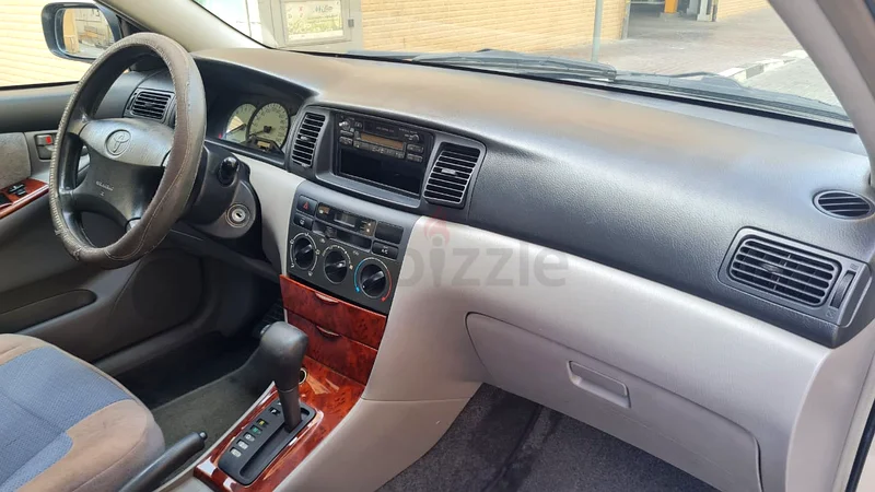 2001 COROLLA 1.8 XLI AL FUTTAIM GCC GULF BRAND NEW TYRES NEW BATTERY VERY CLEAN SERVICE ON TIME63401307333507112