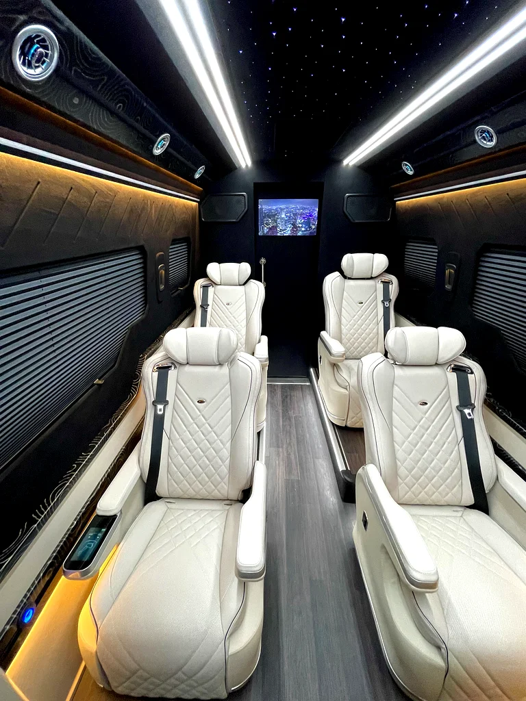 2024 VVIP MERCEDES SPRINTER with Bathroom, Additional AC, and Air Suspension - 2-Year Warranty63403707728642113