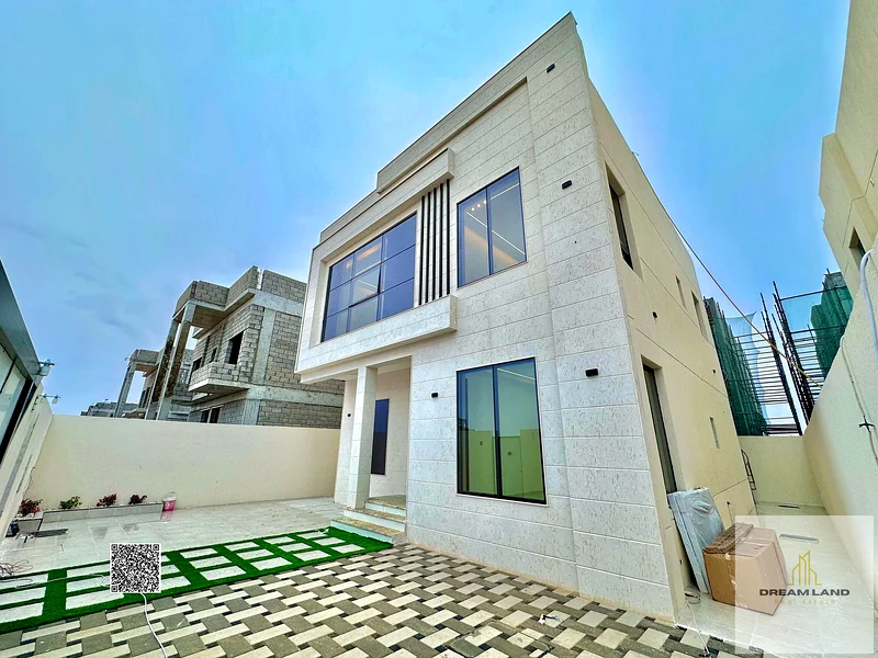 For sale, a villa, including registration and ownership fees, directly opposite the mosque, two floors, stone facade, with the possibility of easy ban63913329218051111