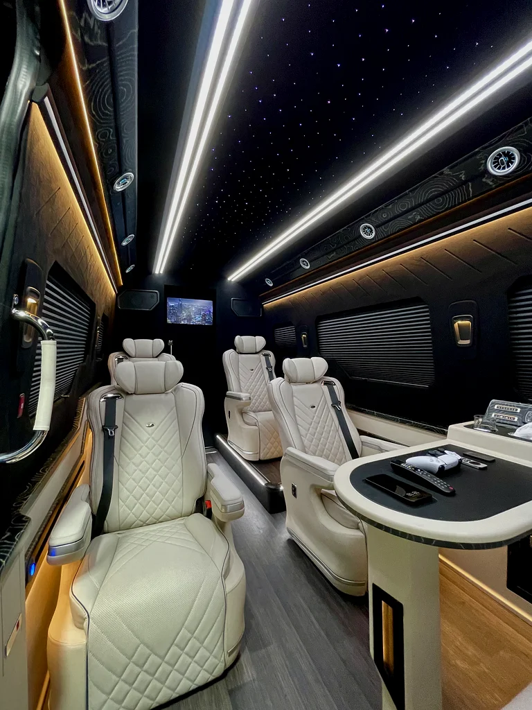 2024 VVIP MERCEDES SPRINTER with Bathroom, Additional AC, and Air Suspension - 2-Year Warranty63403707728642112