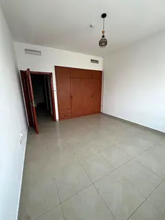 Sharjah Emirate, Al Majaz 3 area, available two-bedroom apartment with a hall, balcony with direct s