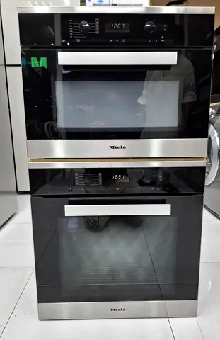 Miele bulit in oven and microwave set