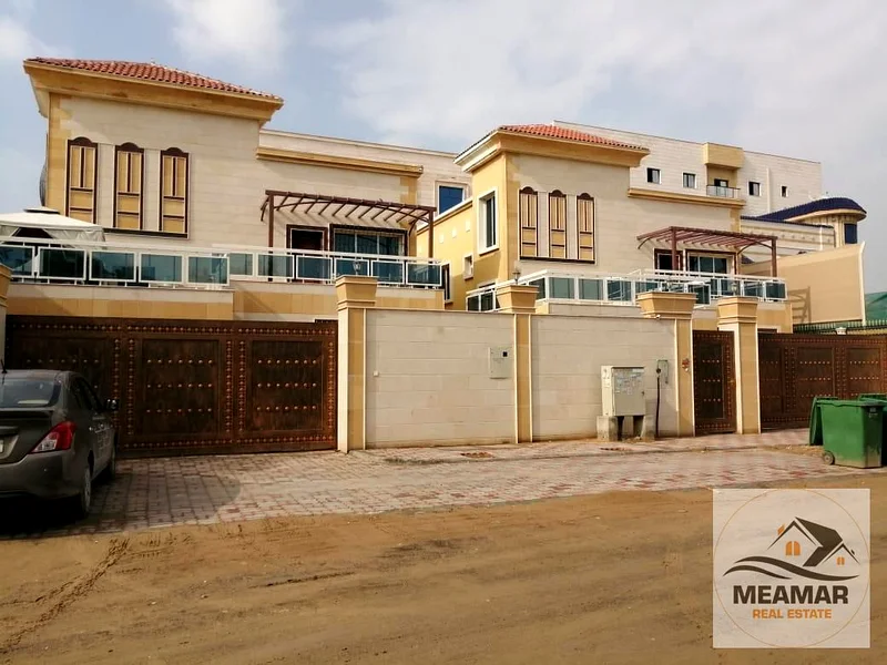 Freehold villa for all nationalities, a luxurious villa including air conditioning, electricity and water in the Al Muwaihat 3 area, with an area of 563870132454657112
