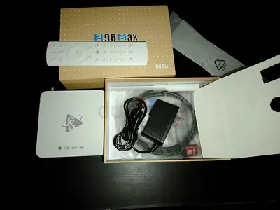 H96 Max M12 ANDROID TV!  RAM :8.  ROM:128