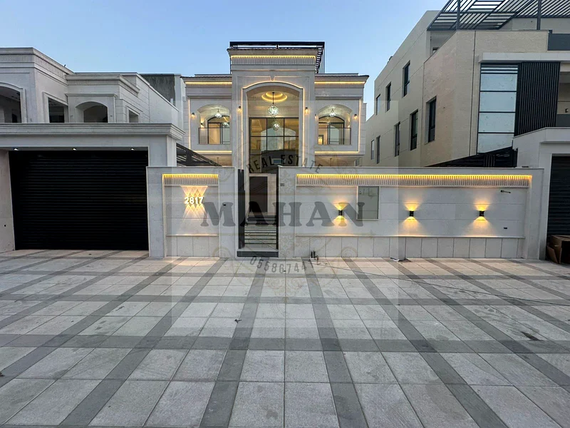 Amazing Brand new classic villa for sale in Ajman Al bahia area freehold for all nationalities63881039988867113