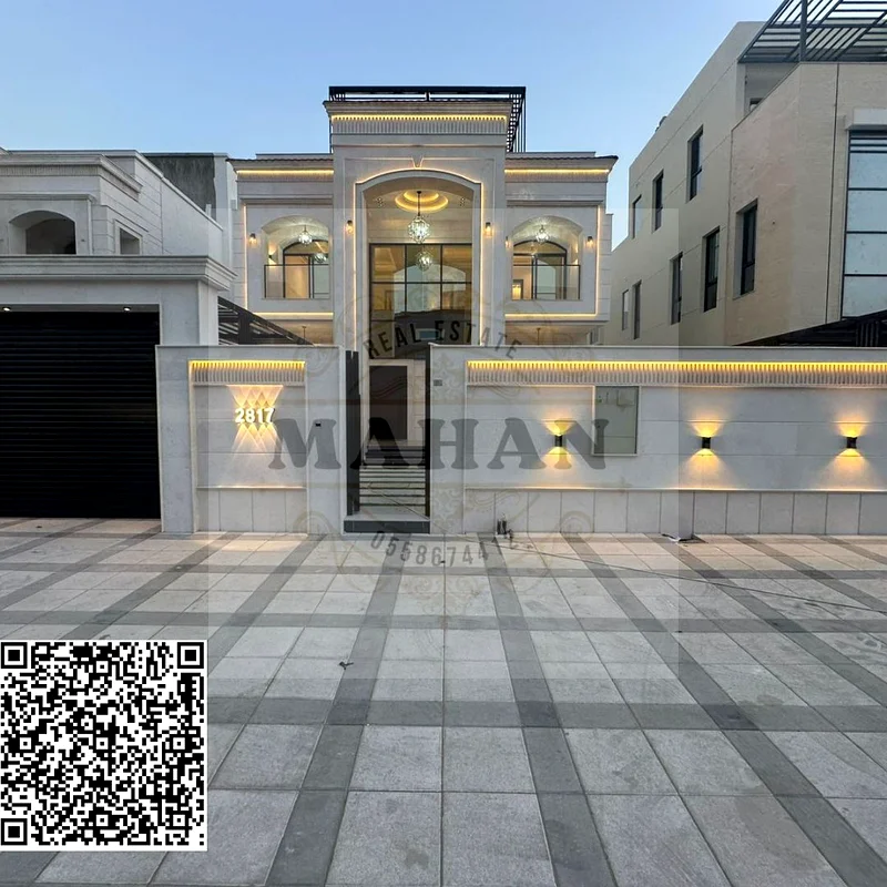 Amazing Brand new classic villa for sale in Ajman Al bahia area freehold for all nationalities63881039988867110