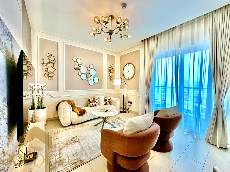 Check Into Luxury | Glam 2BR in Meydan | Burj Khalifa facing63830539561089110