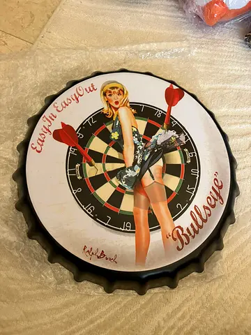 Unique Vintage Dartboard Decoration