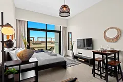 Bright Studio | Oxford Boulevard JVC | Sofa Bed &amp; Balcony | All Bills Included