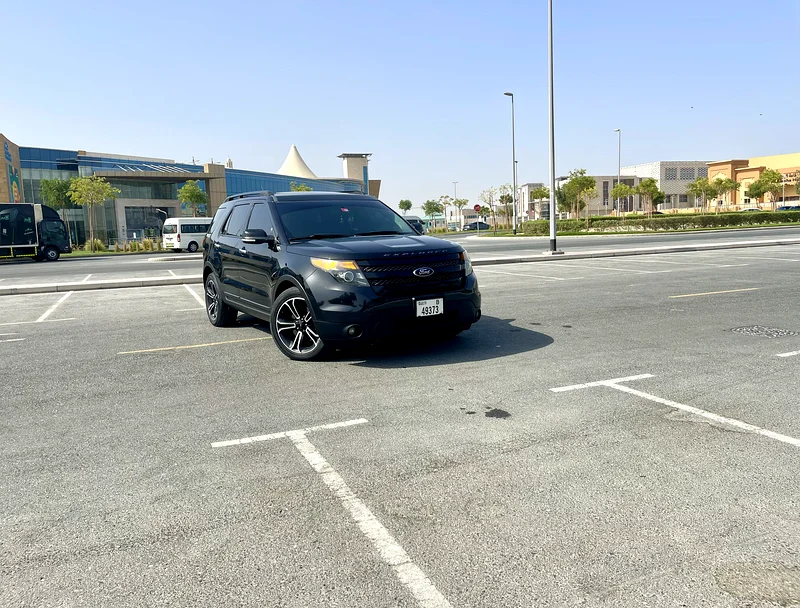 Metallic Black Ford Explorer Sport Eco Boost 2014, GCC Full Option, Original Paint, Well Maintained63399890695042112