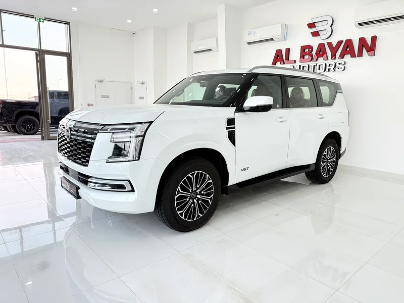 Nissan Patrol Titanium Plus Twin Turbo 2025 Gulf White/Red63405293177986111