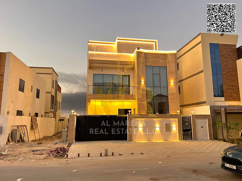 🏡✨ Luxurious villa for sale in Al Bahia – two floors and a roof | 7 master bedrooms | Majlis and master living room | Area 3014 sq ft | Priced at AED63883996895873112