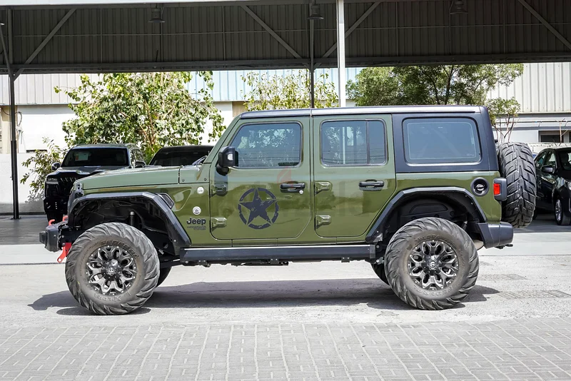AED 2128/month | 2021 Jeep Wrangler Unlimited Sport | GCC Specs | Ref#35649363398602596867114