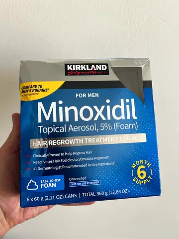 Pack Of 6 Minoxidil Extra Strength Hair Regrowth Treatment 360ml