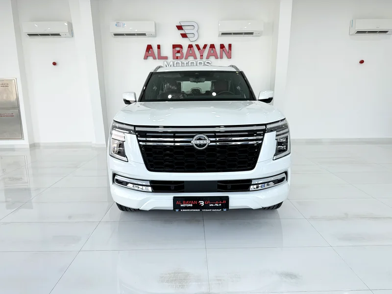 Nissan Patrol Titanium Plus Twin Turbo 2025 Gulf White/Red63405293177986114