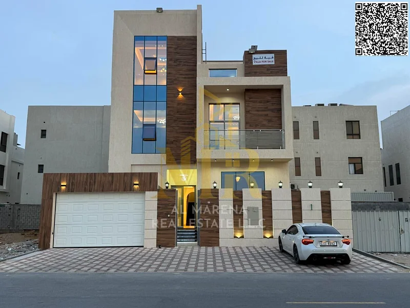 🏡✨ Luxurious villa for sale in Al Bahia – 3,100 sq ft | Two floors and a roof | 6 master bedrooms | Majlis + 3 living rooms + 3 kitchens + maid's roo63883873188097110
