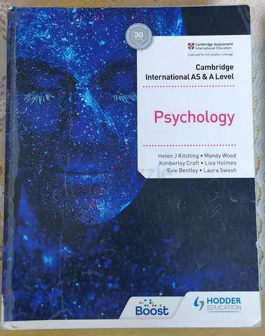 Cambridge AS and AL Psychology course book