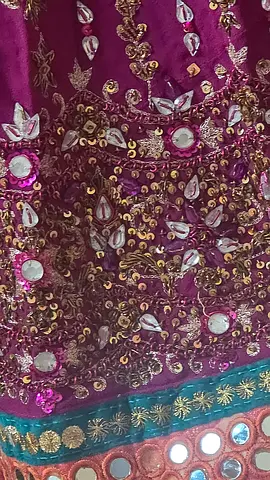 Stunning Purple Embellished Ethnic Dress avaiable for rent.broidery fancy work from front and back d